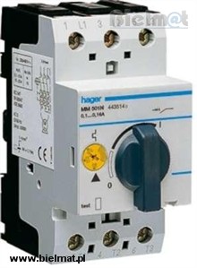 Hager MM506N Wyłącznik silnikowy 230V   1,0-1,6A